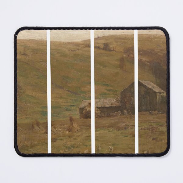 Item preview, Barn and Cottage Farm Field Countryside Art Print - Lathrop designed and sold by Linden Grove.