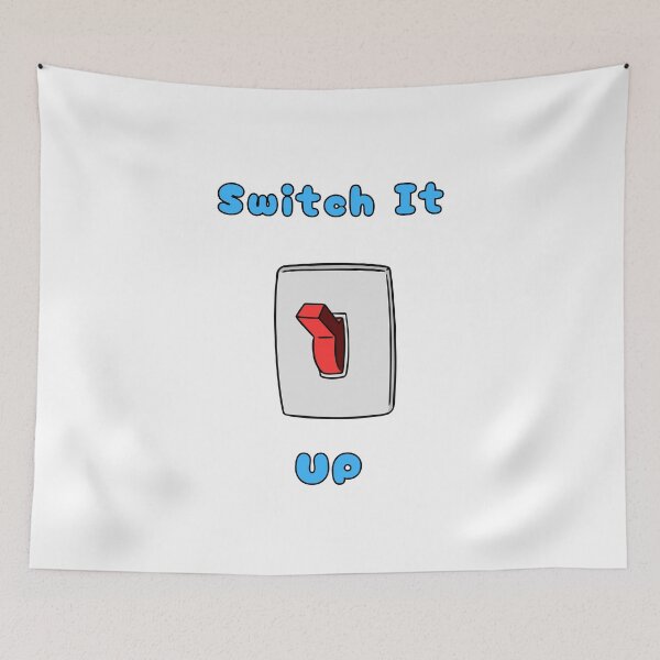 Item preview, Switch It Up, Red Switch, Funny, Humorous, Electrical, Quirky  designed and sold by AASparksDesigns.