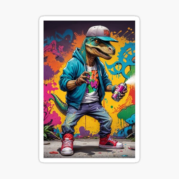 Item preview, Hip Hop Dinosaur 4 designed and sold by PEArt.