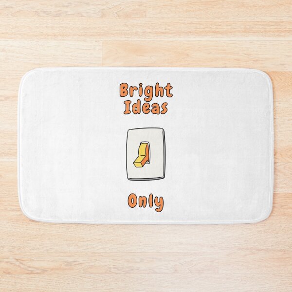 Item preview, Bright Ideas Only, Yellow Switch, Orange, Funny, Quotes, Electrical  designed and sold by AASparksDesigns.