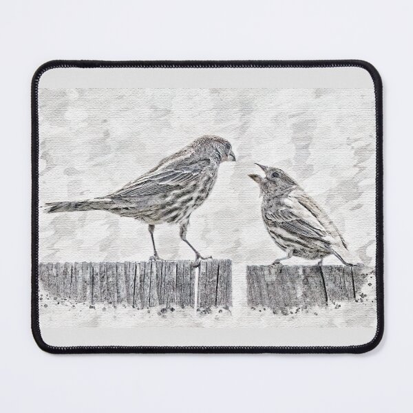Item preview, Fledgling Begging for Food from Mom designed and sold by CarolM.