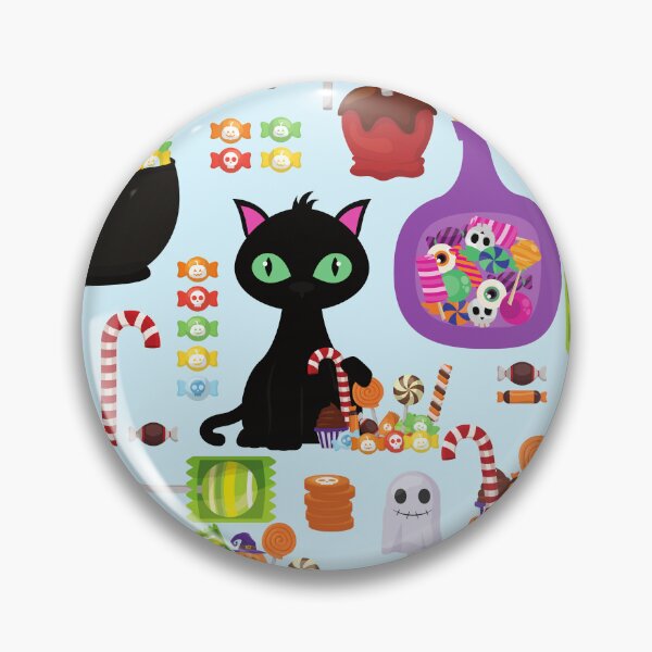 Item preview, halloween candy black cat sweets caramel apples designed and sold by Gossip Rag.