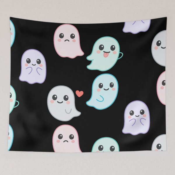 Item preview, Pastel Ghost Emotions – Cute Cartoon Sticker Sheet designed and sold by Neonyx2020.