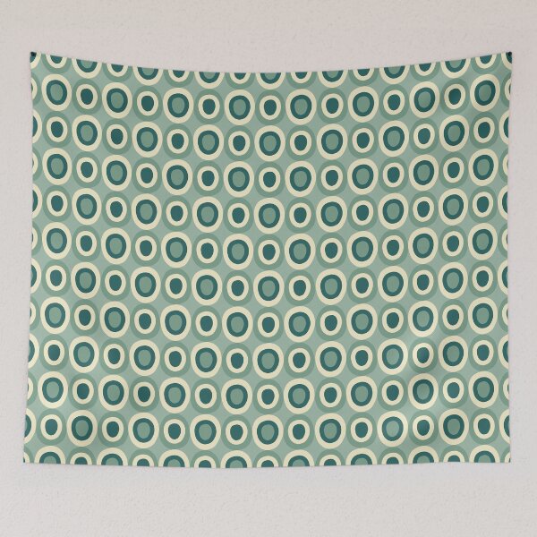 Item preview, Hand Drawn Ovals in Light Green and Yellow designed and sold by Lynne Adams.