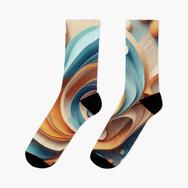 Item preview, Colorful Abstract Fibonacci Art 40 designed and sold by Vicky Brago-Mitchell®.