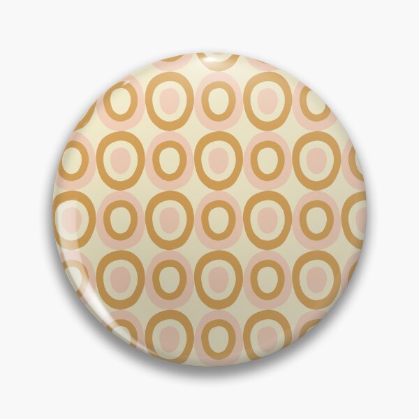 Item preview, Hand Drawn Ovals in Mustard, Yellow and Peach designed and sold by Lynne Adams.
