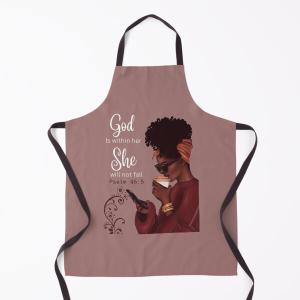 Item preview, God Is Within Her – Psalm 46:5 | Melanin Faith Art designed and sold by The Melanic.