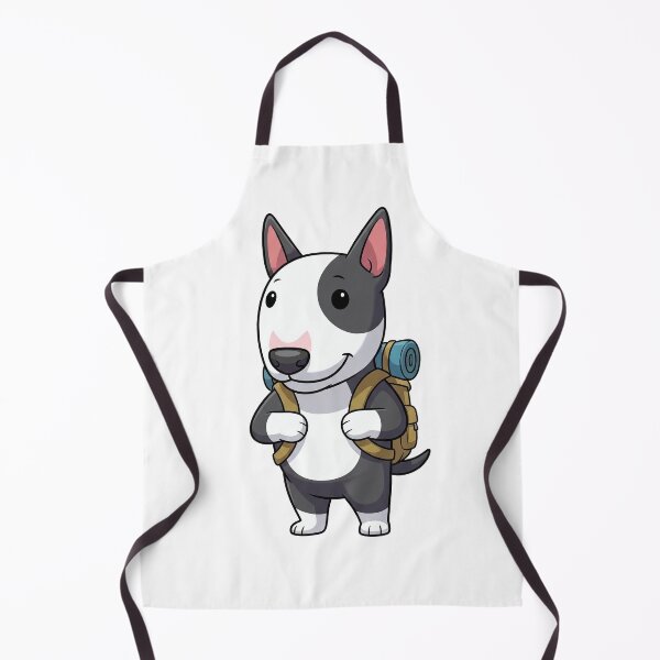 Item preview, Adventurous Bull Terrier Hiker with Backpack - Cute Dog designed and sold by Fikuall.