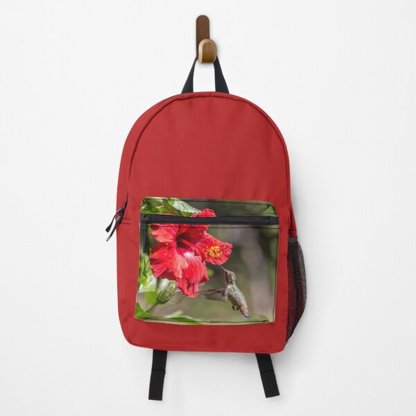 Item preview, Hummingbird Visiting a Hibiscus Flower designed and sold by CarolM.