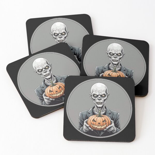 Item preview, Zombie with Pumpkin - Halloween Zombie Boy designed and sold by NightTimeJ.
