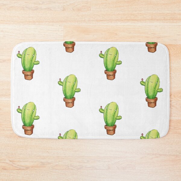 Item preview, Cute cactus with flower friend designed and sold by drew.drawins.