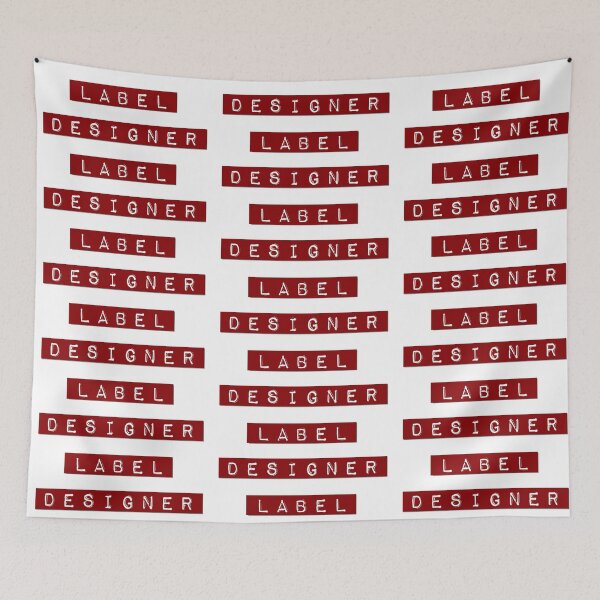 Item preview, Designer Label – Funny Label Maker Typography designed and sold by hangmeart.