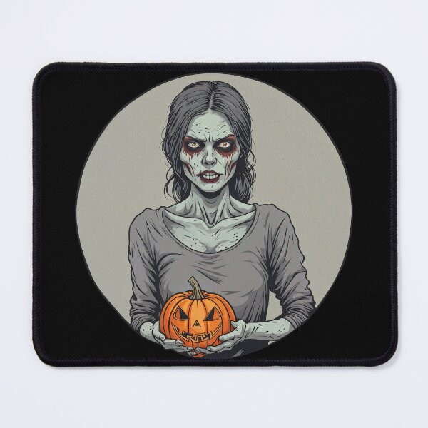 Item preview, Chica zombie con calabaza - Monstruo de Halloween designed and sold by NightTimeJ.