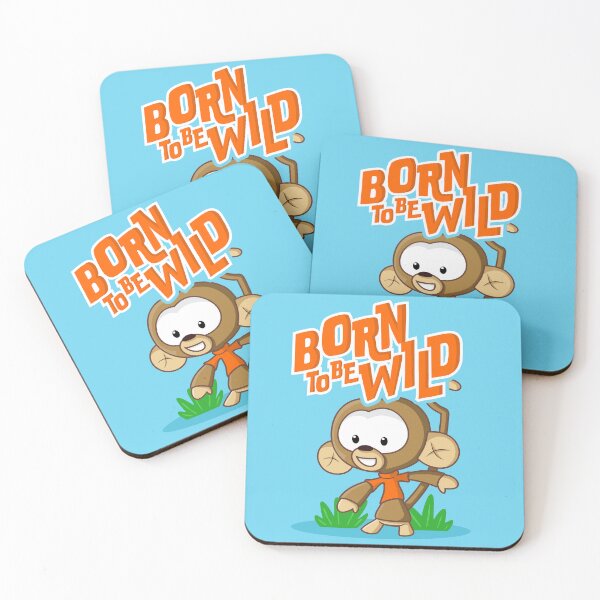 Item preview, Born to Be Wild – Cute Jungle Monkey Kids Design designed and sold by Sore Creations.