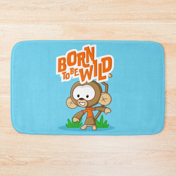 Item preview, Born to Be Wild – Cute Jungle Monkey Kids Design designed and sold by Sore Creations.