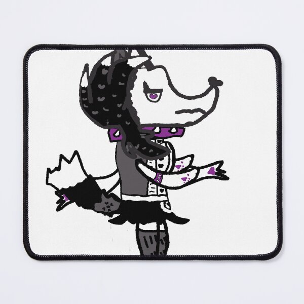 Item preview, wolf oc maid with spiked collar doodle art designed and sold by Wolfykip's Doodle Shop.