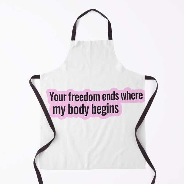 Item preview, Your Freedom Ends Where My Body Begins designed and sold by Owcomm.