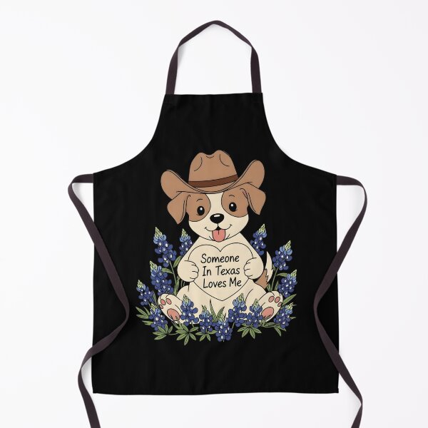 Item preview, Someone In Texas Loves Me - Cute Cowboy Puppy with Bluebonnets Design designed and sold by Fragy72.