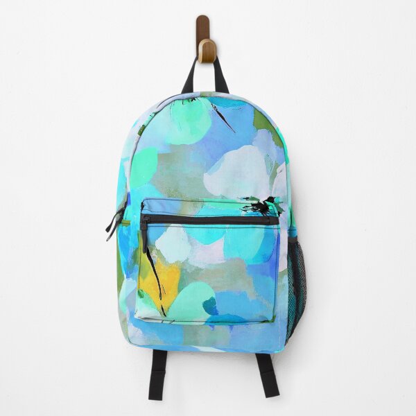 Item preview, Chic Blue, Aqua And Cream Impressionism Floral Abstract designed and sold by DEC02.