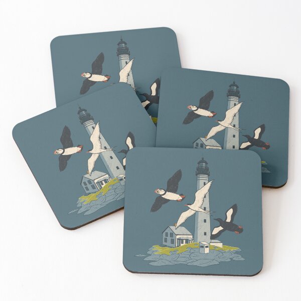 Item preview, Petit Manan Light Sea Birds designed and sold by JadaFitch.