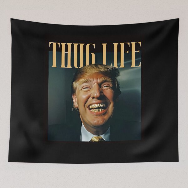 Item preview, Thug Life Trump designed and sold by Raydinmob.
