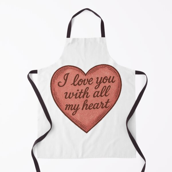 Item preview, I Love You With All My Heart Romantic Vow designed and sold by Owcomm.