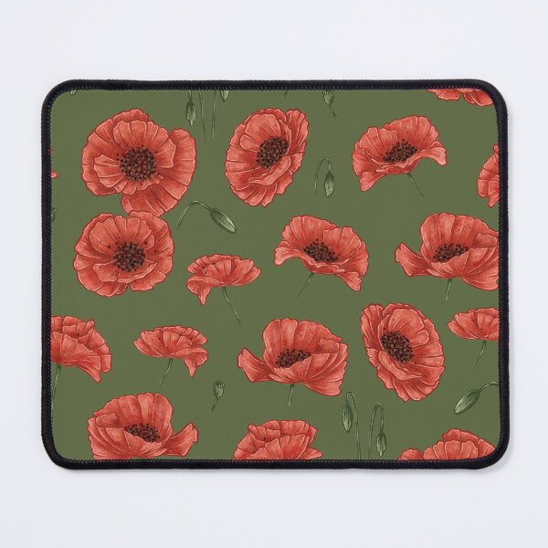 Item preview, poppies, red flowers, floral pattern, magical gift for poppy lovers, T-shirt with floral pattern, "Witch's flowers", unisex, clothing for nature lovers. designed and sold by ArtbySvetik.