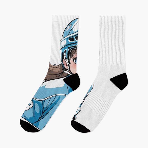 Item preview, Cute Anime Girl Ice Hockey Player designed and sold by Koko Doko.