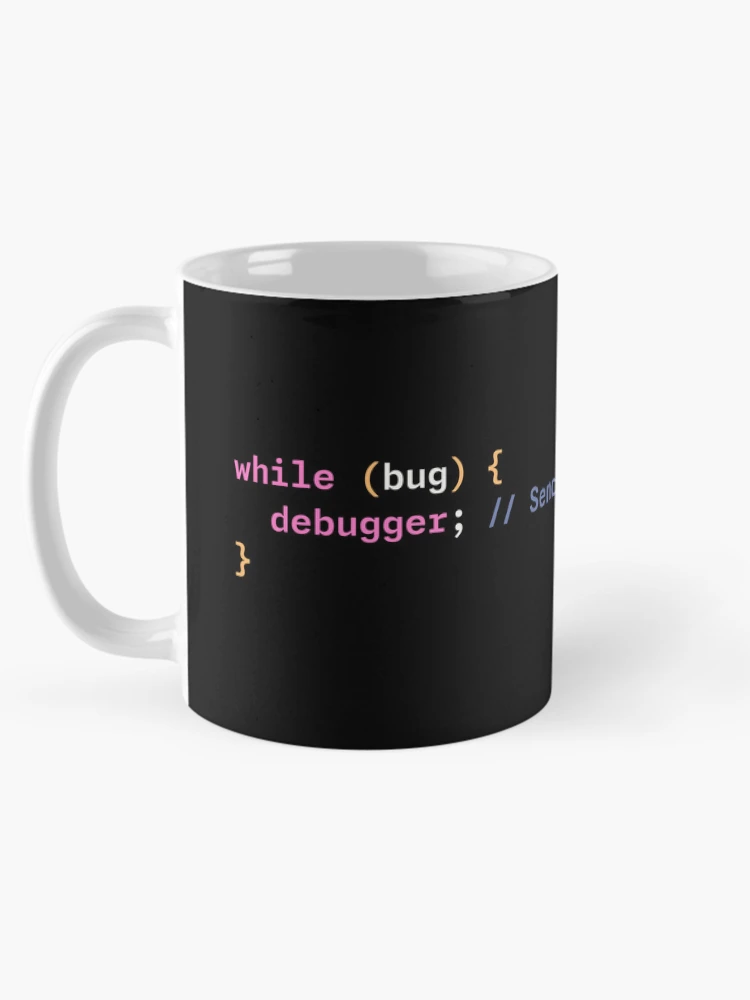 Thumbnail 5 of 6, Coffee Mug, Debugger // Send Help designed and sold by creativefever.