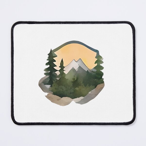 Item preview, Golden Rise Through the Pines designed and sold by SavvyJuanDesign.