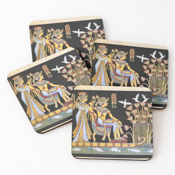 Item preview, Pharaoh and his queen in the marsh designed and sold by rogerstrawberry.