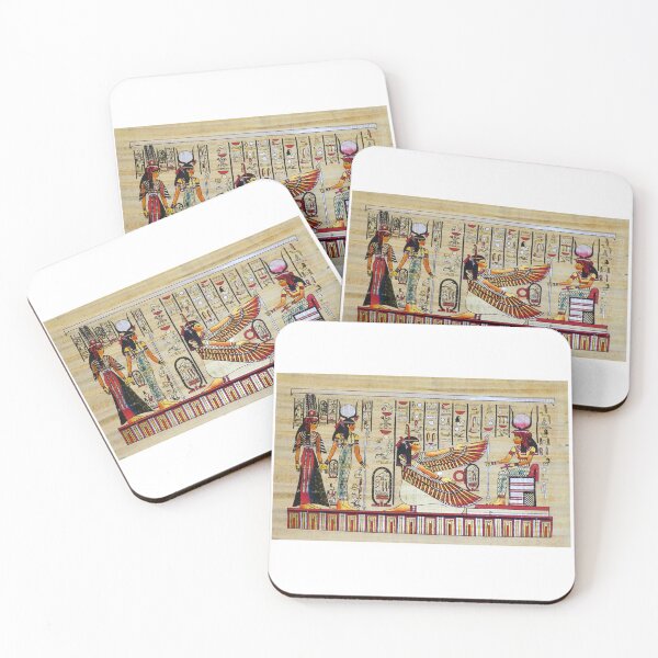 Item preview, Egyptian Goddesses on papyrus designed and sold by rogerstrawberry.