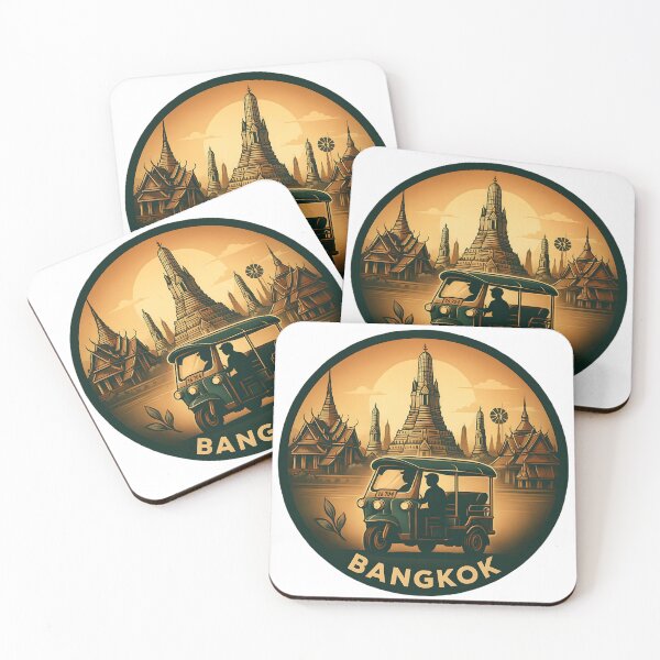 Item preview, Bangkok Thailand Vintage Sunset designed and sold by LoveLabDesign.