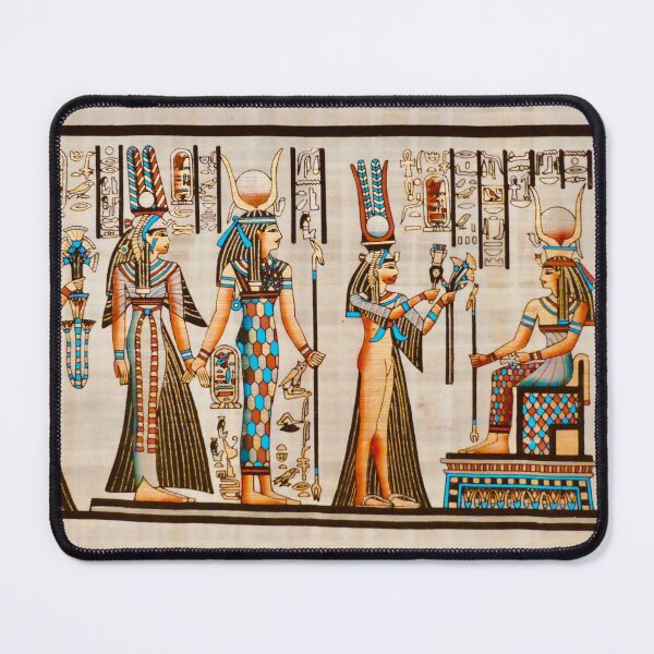 Item preview, Egyptian Goddesses on Papyrus designed and sold by rogerstrawberry.
