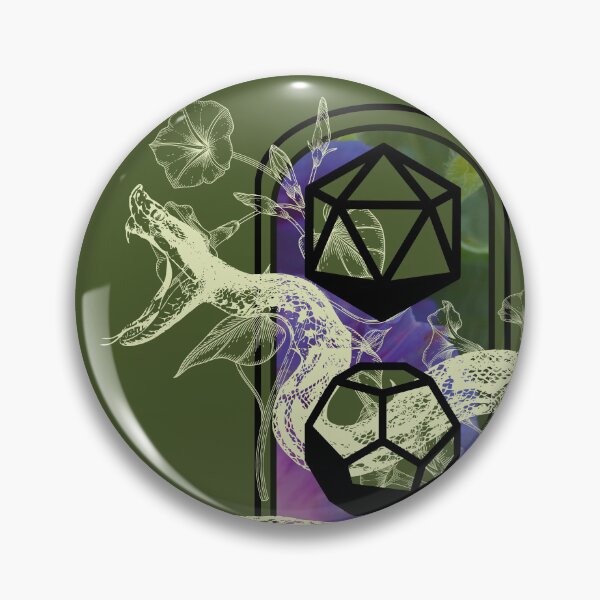 Item preview, Viper Morning Glory Dice Set designed and sold by Marissa Brown.
