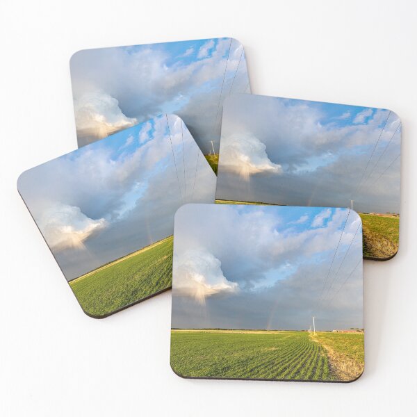 Item preview, Clouds and a Rainbow over a Field designed and sold by Don Arsenault.