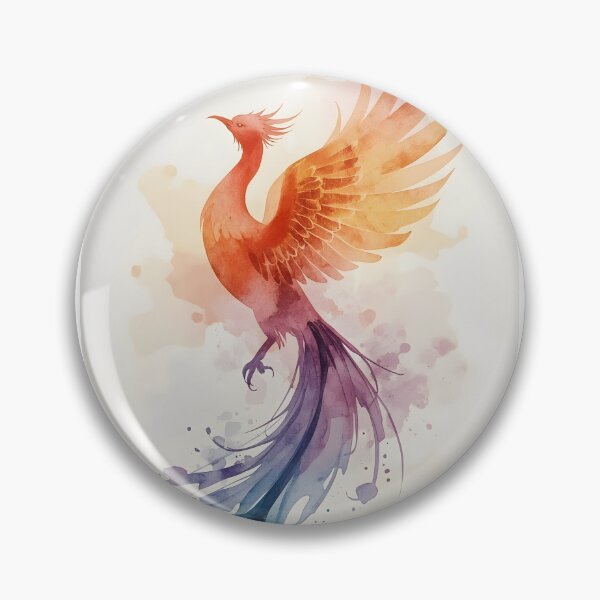 Item preview, Fenix acuarela arcoíris , Criatura mítica, Animal de fantasía designed and sold by The Dream Lab.