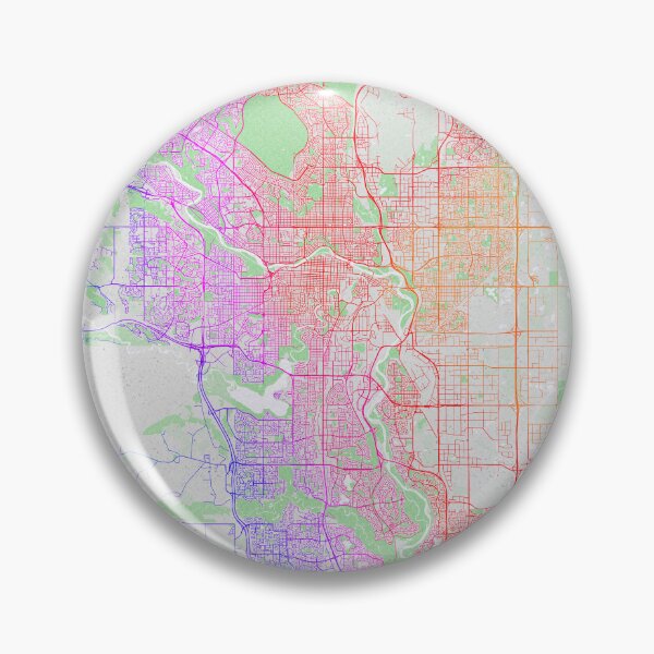 Item preview, Calgary City Map of Alberta, Canada  - Colorful designed and sold by deMAP.