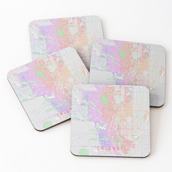 Item preview, Calgary City Map of Alberta, Canada  - Colorful designed and sold by deMAP.