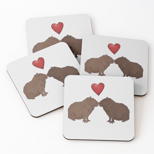 Item preview, Two Capybaras in Love designed and sold by rmcbuckeye.