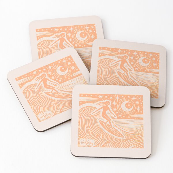 Item preview, Surfing by Moonlight ~ Peach designed and sold by TheStoke.