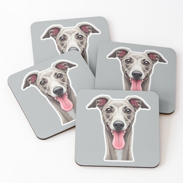 Item preview, Happy Greyhound  designed and sold by StickersRyous.