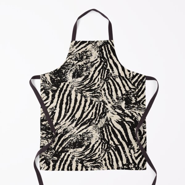Item preview, Elegant Zebra Stripes Modern Abstract Animal Pattern in Black and Beige designed and sold by trajeado14.