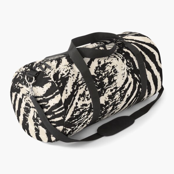 Item preview, Elegant Zebra Stripes Modern Abstract Animal Pattern in Black and Beige designed and sold by trajeado14.