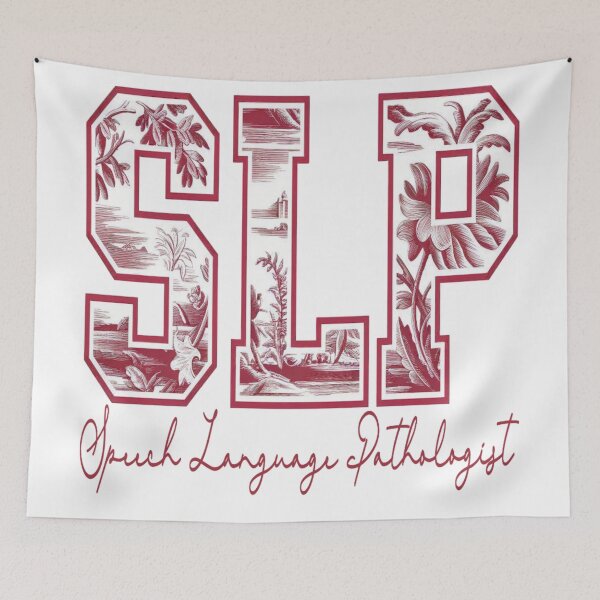 Item preview, Speech Language Pathologist Floral SLP Therapy designed and sold by KitonicTees.