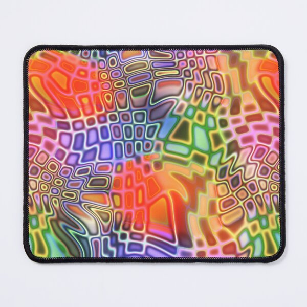 Item preview, Psychedelic electric neon pattern designed and sold by FatBirdie.