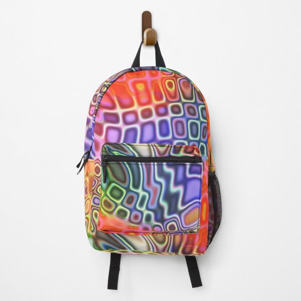 Item preview, Psychedelic electric neon pattern  designed and sold by FatBirdie.