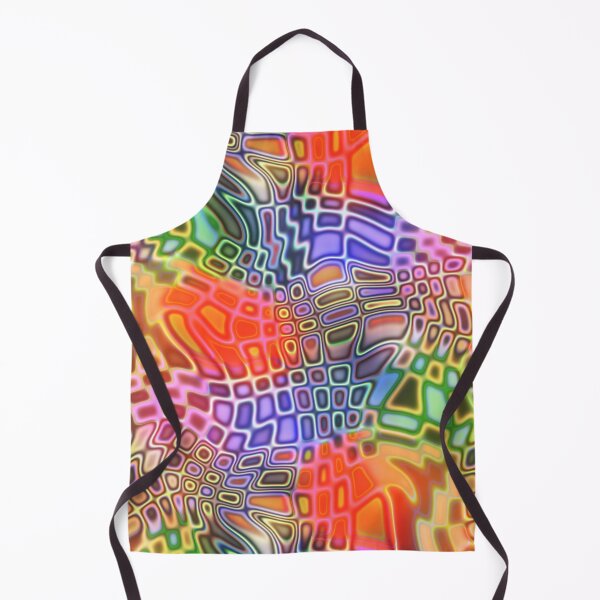 Item preview, Psychedelic electric neon pattern  designed and sold by FatBirdie.