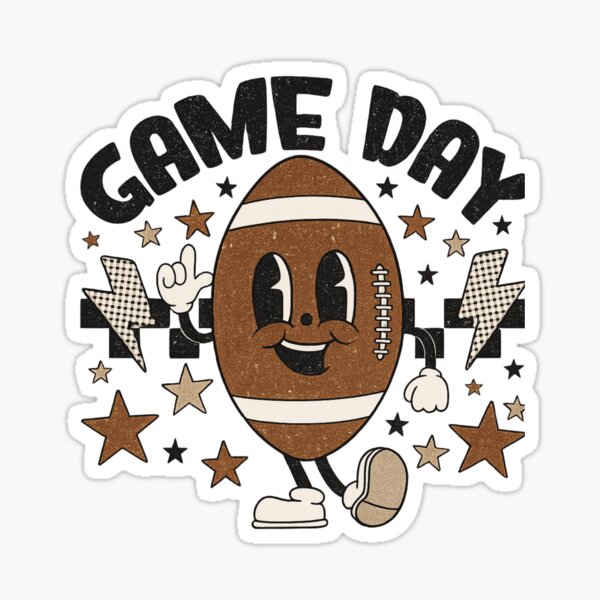 Item preview, Game Day Football Mascot Cartoon Design designed and sold by haitrieuic96.