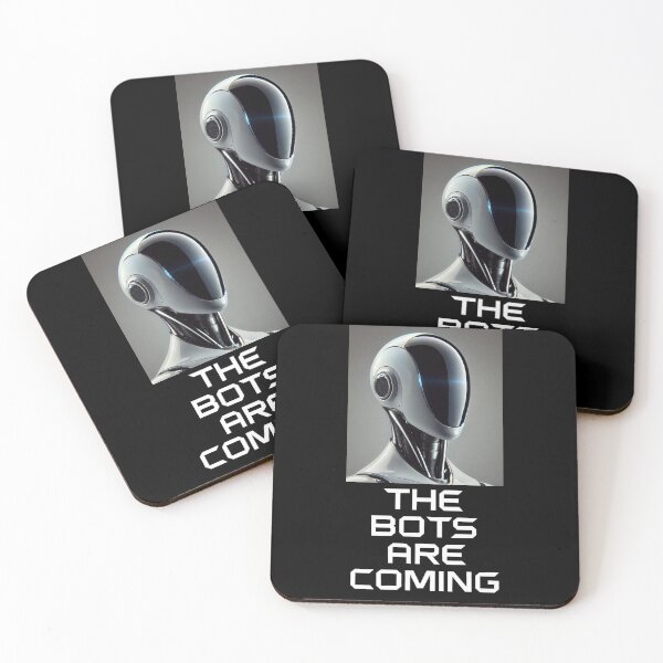 Item preview, Tesla bot designed and sold by TEEJAMBOREE.